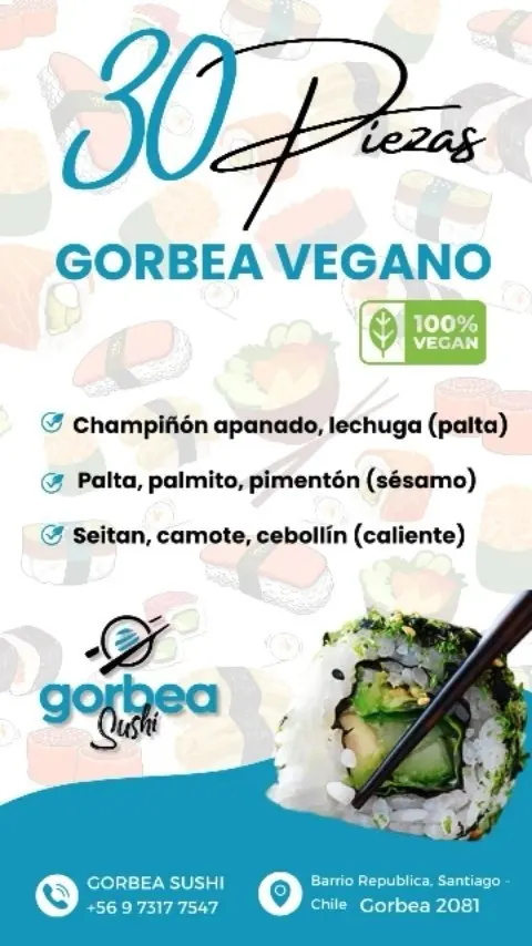 Gorbea 30 Veganos